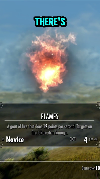 The Hidden Perk That Makes Flame Spells INSANE in Skyrim!