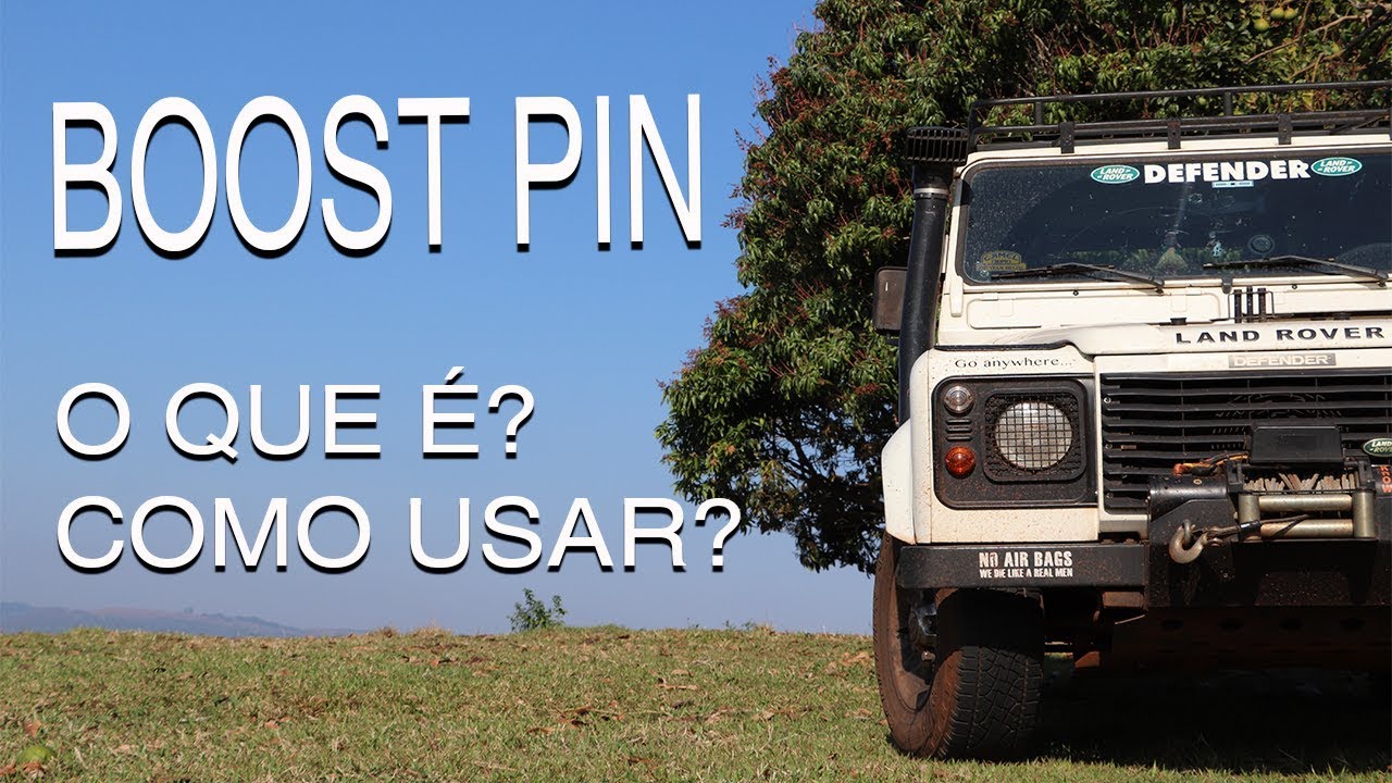 BOOST PIN - PINO DE PERFORMANCE PARA SEU DEFENDER Tdi por Ricardo Pocholo