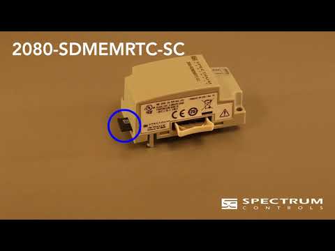 Micro800 2080 Plug-in MicroSD Memory with Real-Time Clock Overview Video