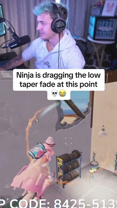 ninja-is-dragging-the-low-taper-fade-meme-youtube