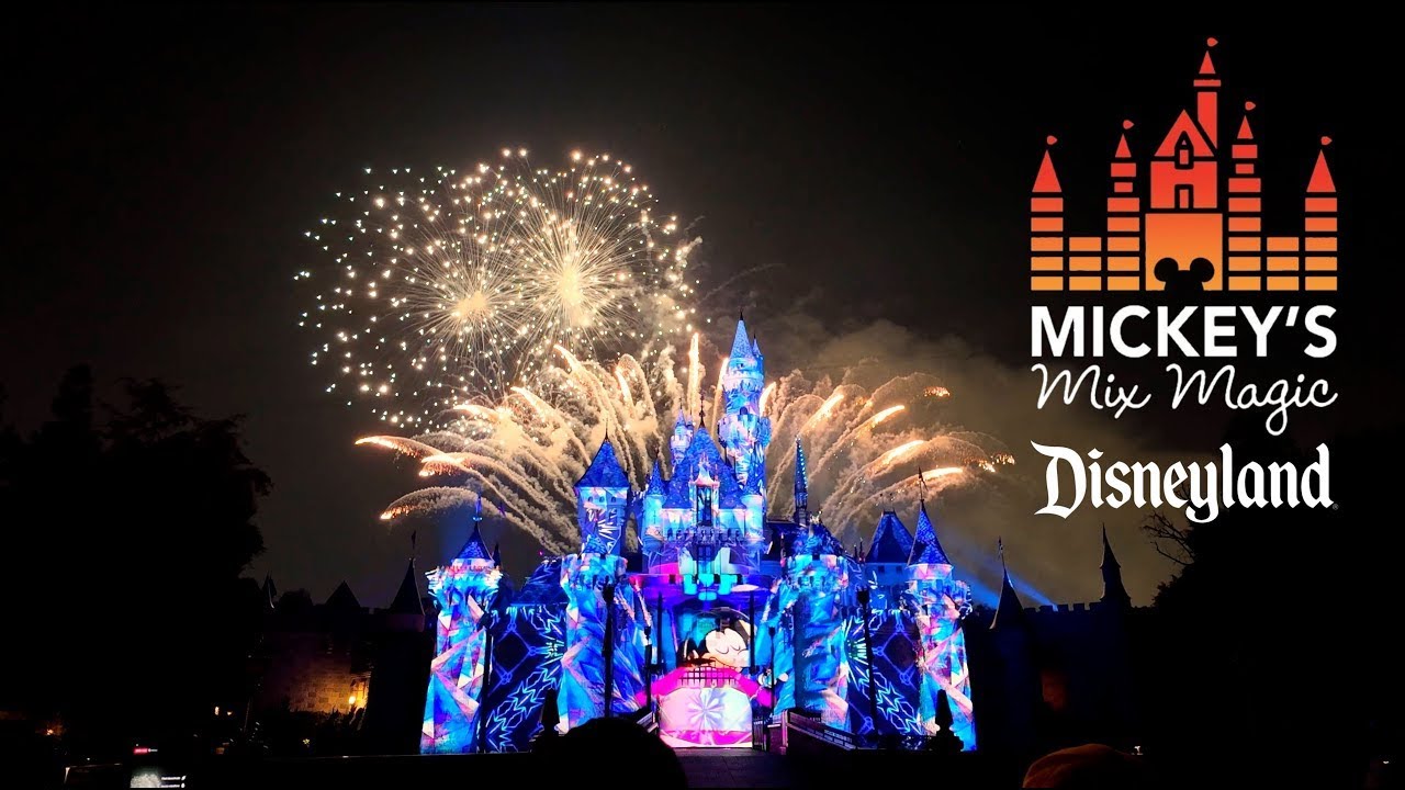 Mickey’s Mix Magic Fireworks Disneyland 2025 4K