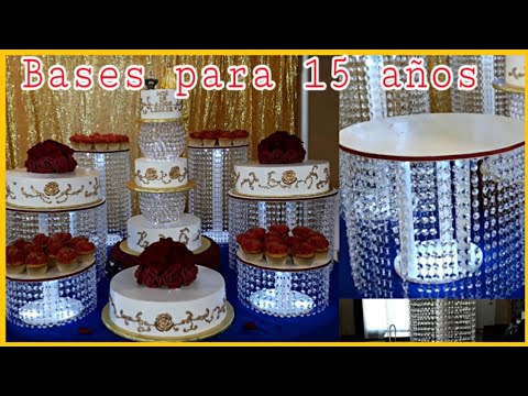 Juicio Senado Tableta BASES PARA PASTEL DE 15 AÑOS Haz Tus Propias Bases mis pasteles mis postres  vlogs - YouTube