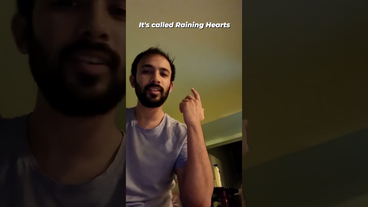 It's raining hearts💕 