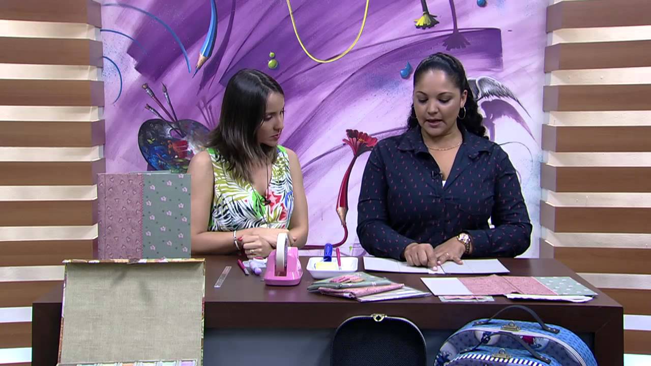 Mulher.com - 29/10/2015 - Capa de caderno em cartonagem por Patricia Godoi PT1