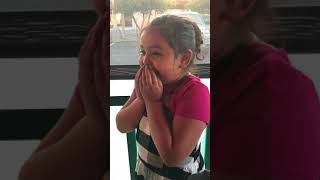 Alyssa speaks to Mickey and another Disney friend over the phone.