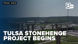 Tulsa Stonehenge project begins and ODOT addresses $340k Tulsa bridge repair