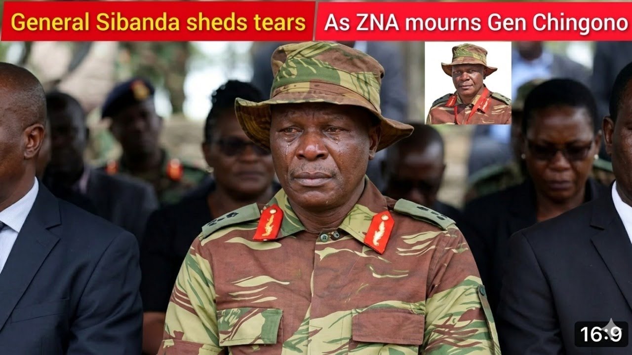 Reality Hits Gen Sibanda – Breaks Down As ZNA Mourns Gen Chingono - YouTube