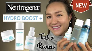 NEW Neutrogena Hydro Boost+ Drugstore Skincare Line Testing &amp; Review