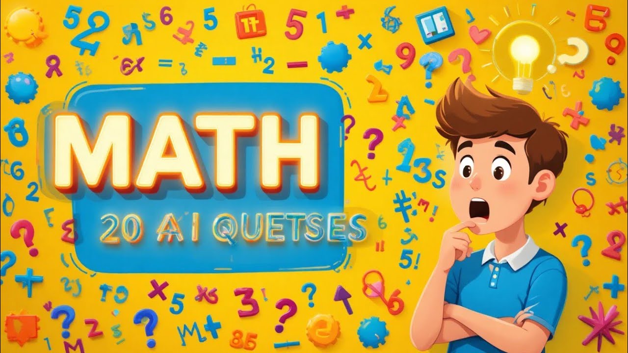 20 Interesting Math Quiz Questions with Answers | Brain Test MCQs | QuizWorld