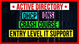 Crash Course, Active Directory, DHCP & DNS for Entry #mcsa #learning #education #course #technology