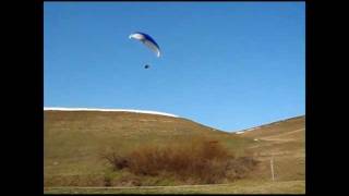 Paraglider VS  Van   , What are the odds,  Van Crashes into Man Falling from the Sky