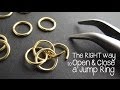 How to Open and Close a Jump Ring the Right Way - Jewelry Tutorial HQ