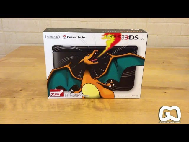 HD] Unboxing - 3DS - Nintendo 3DS LL Lizardon / Charizard Pokemon
