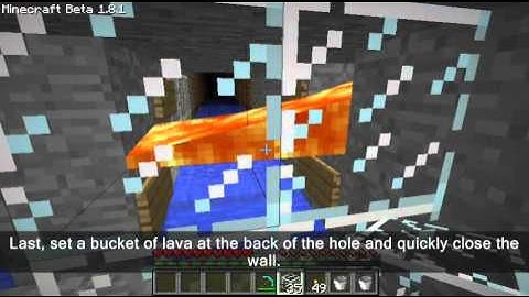 Minecraft : Lava blade grinder