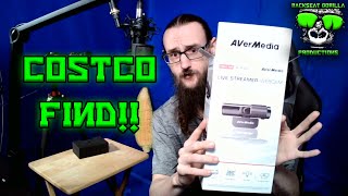 AVerMedia Live Streamer Webcam Review - $69 Costco Buy!