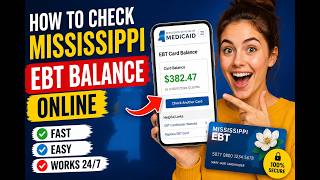 How to check Mississippi EBT balance online