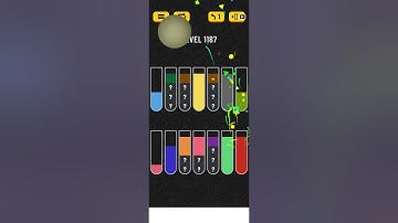 water sort puzzle (level 1187)