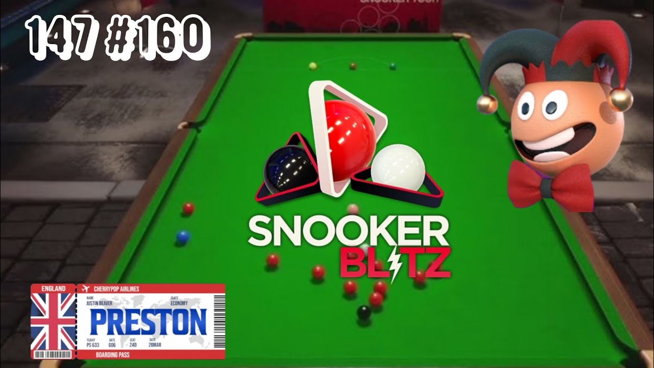 SNOOKER BLITZ 147 BREAK (160) #snooker #poolblitz #snookerblitz #reels ...