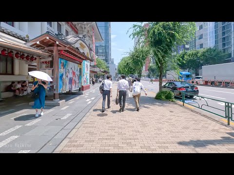 Tokyo, اليابان | وسط مدينة Yurakucho Modern | جولة مشي 4K