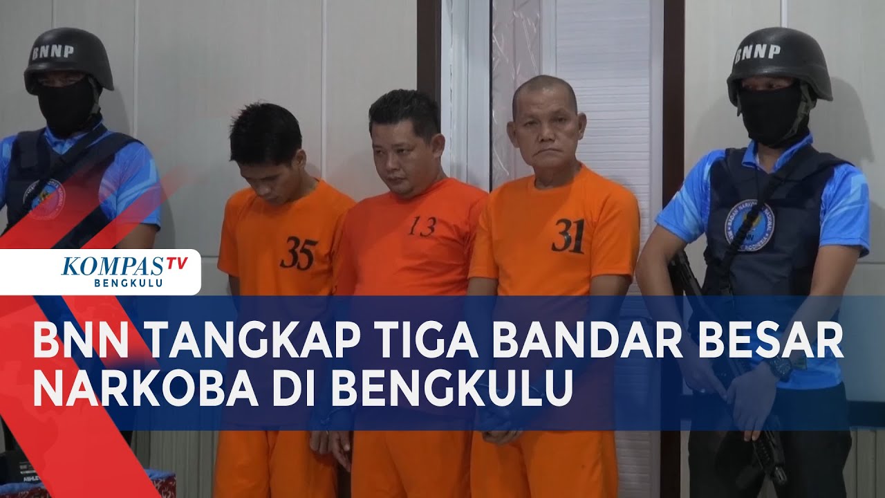 Tiga Bandar Besar Narkoba Rejang Lebong Digulung BNN