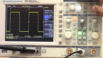#5 - R&S HMO1002 Tutorial Series - Cursors