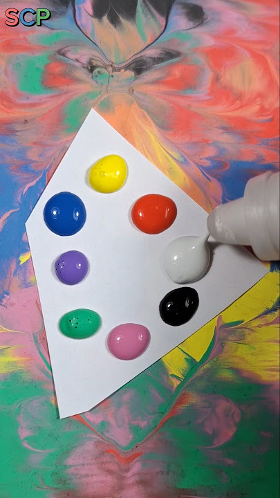 mixing color #shortsvideo #art