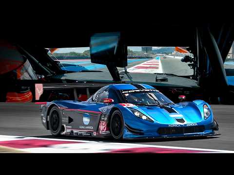 OnBoard a Dallara-Corvette C7 Daytona Prototype: V8 Roar, Accelerations & Night Racing in Europe!