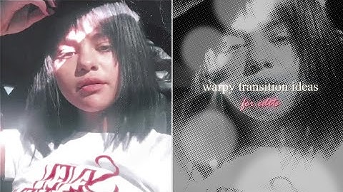 Warpy transition ideas for edits | After effects