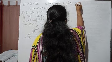 9th Maths lines and angles exercise 4.4;Problem-8