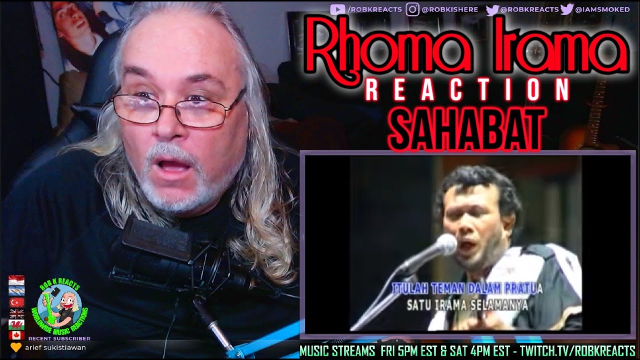 Rhoma Irama Reaction - Sahabat - First Time Hearing - Requested