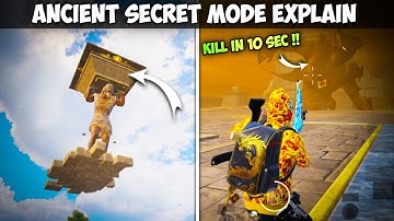 Ancient secret Mode Full Explained | New Ancient secret Mode Tips & Tricks In BGMI | Update 2.1