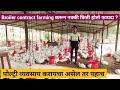 Broiler contract farming करून नक्की किती पैसा कमावू शकतो | Poultry farming business plan in marathi