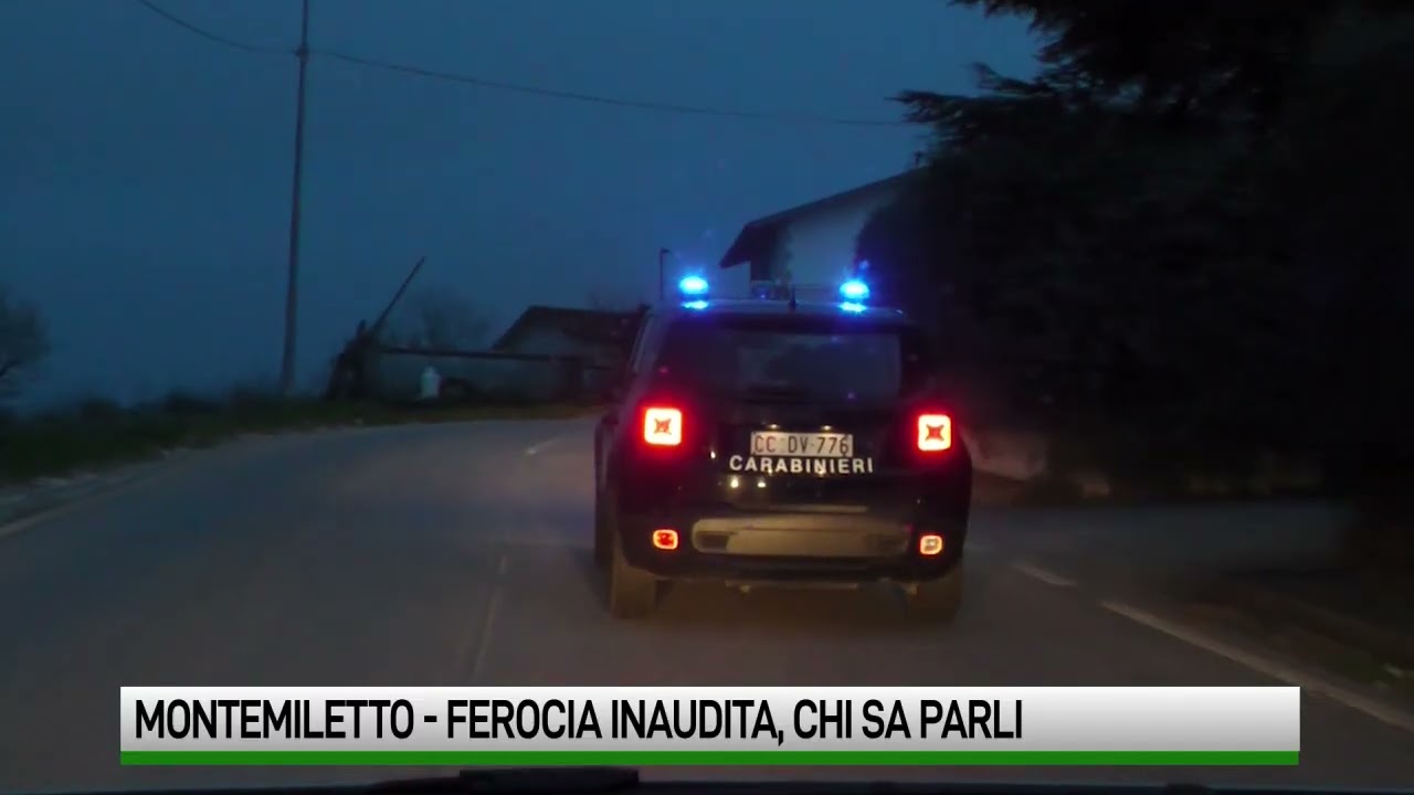 Montemiletto. Ferocia inaudita, chi sa parli