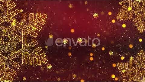 Christmas Crystal Snow Background 1 | Motion Graphics - Envato elements