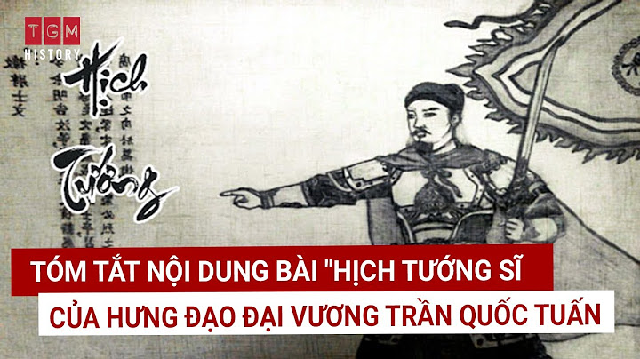 So sánh với hình tướng Trần Quốc Tuấn trong Hịch tướng sĩ