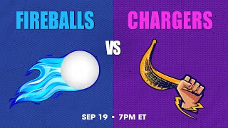 FIREBALLS vs CHARGERS - Fall 2025 Jai-Alai - Battle Court VIII