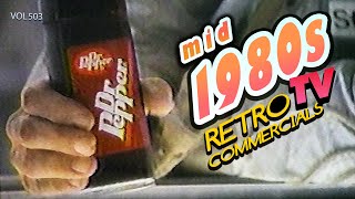 Over a Half-Hour of mid-80s TV Commercials 🔥📼  Retro TV Commercials VOL 506