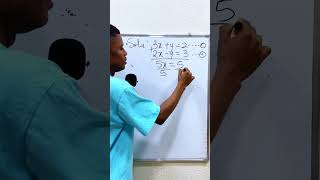 Simultaneous equations by elimination method.  #simultaneousequations #equations #stemeducation