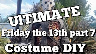 FRIDAY THE 13TH PART 7 costume diy tutorial, costume, mask and machete.