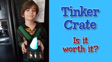 Homeschool STEM Tinker Crate Review with Completed Projects - ages 9 & UP