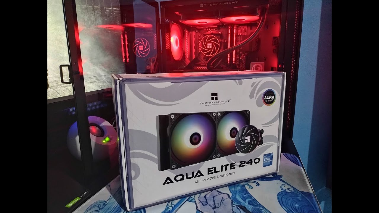Instalação e teste Water cooler da Thermalright Aqua Elite 240 / vs
