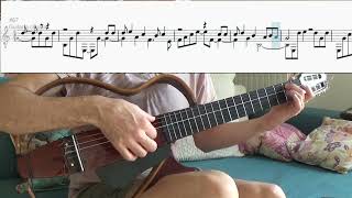 Se dejaba llevar por ti, Antonio Vega ,fingerstyle , free tab
