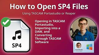 How to Open SP4 Files (TASCAM Portastudio Project)