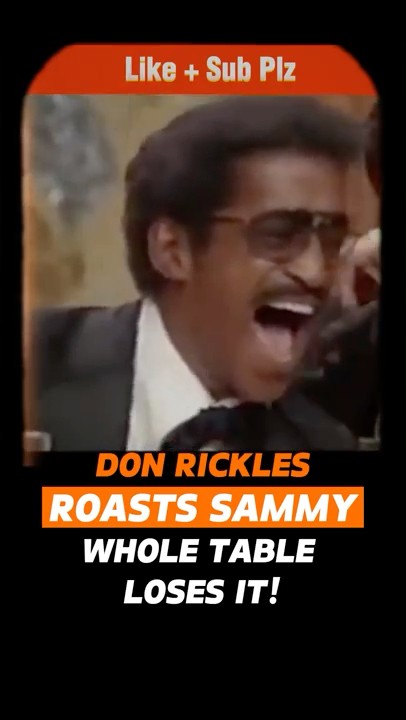 Don Rickles Roasts Sammy Davis Jr & Dean Martin Loses It! #DonRickles #SammyDavisJr #Shorts #boomers