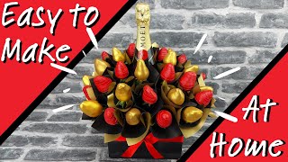 Champagne &amp; Chocolate Strawberry Bouquet