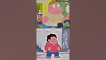 CLARENCE VS STEVEN UNIVERSE?🤔 #shorts #cartoonnetwork #debate #clarence