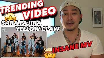 THIS IS TRENDING! YELLOW CLAW ft. SARA FAJIRA - DRXGS (Official Music Video) | New Yorker REACTION