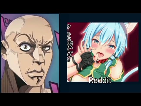 Sword Art Online Female Edition, Anime Vs Reddit (The Rock Reaction Meme)