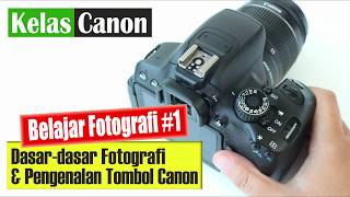 Belajar DSLR Canon #1 : Fotografi Dasar & Pengenalan Tombol Kamera