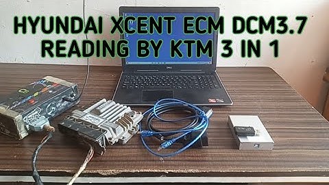 HYUNDAI XCENT ECM DCM3.7 READING BY KTM 3 IN 1 ECU PROGRAMMER
